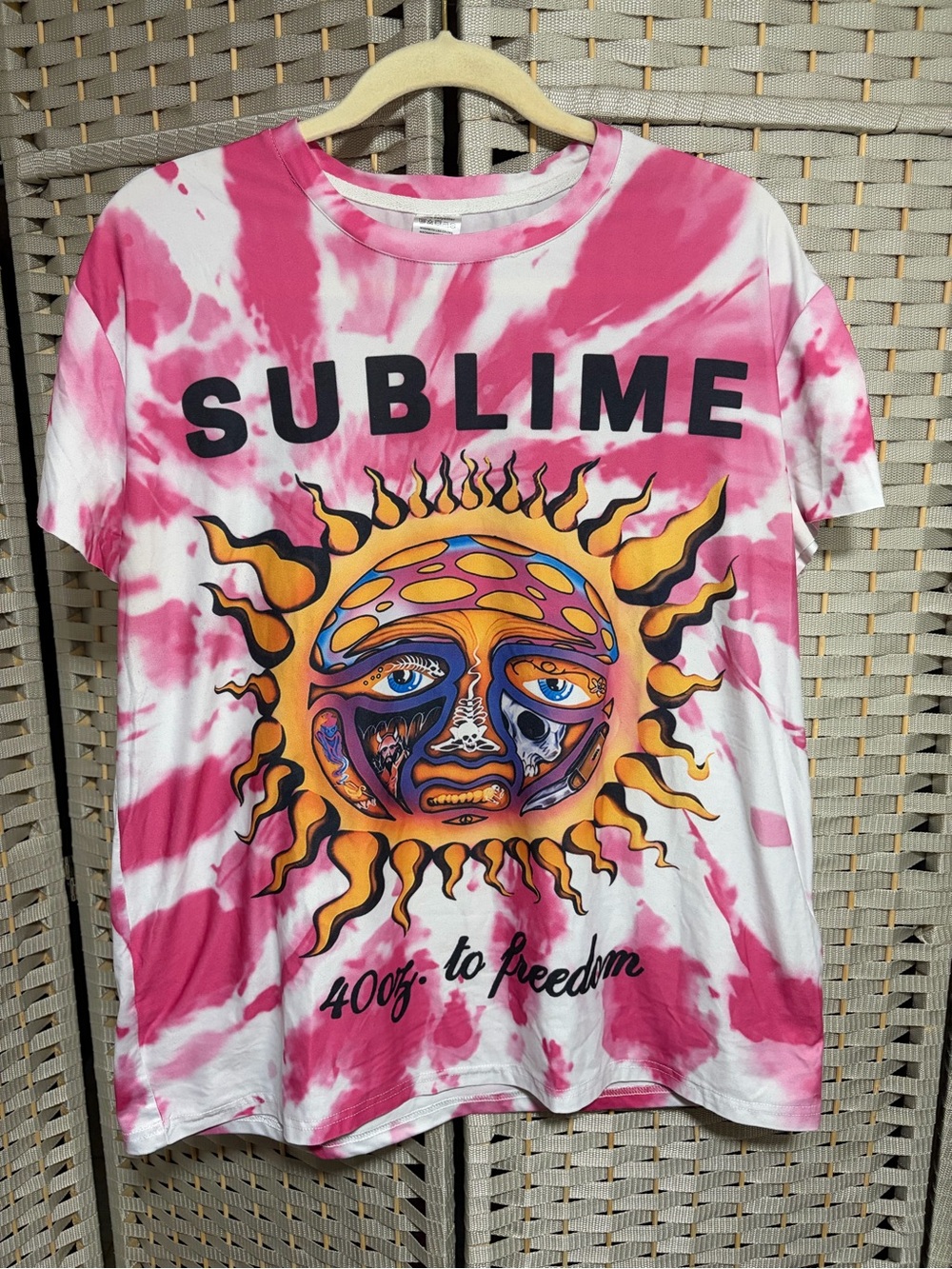 Sublime Pink Tie-Dye Short Sleeve Tee